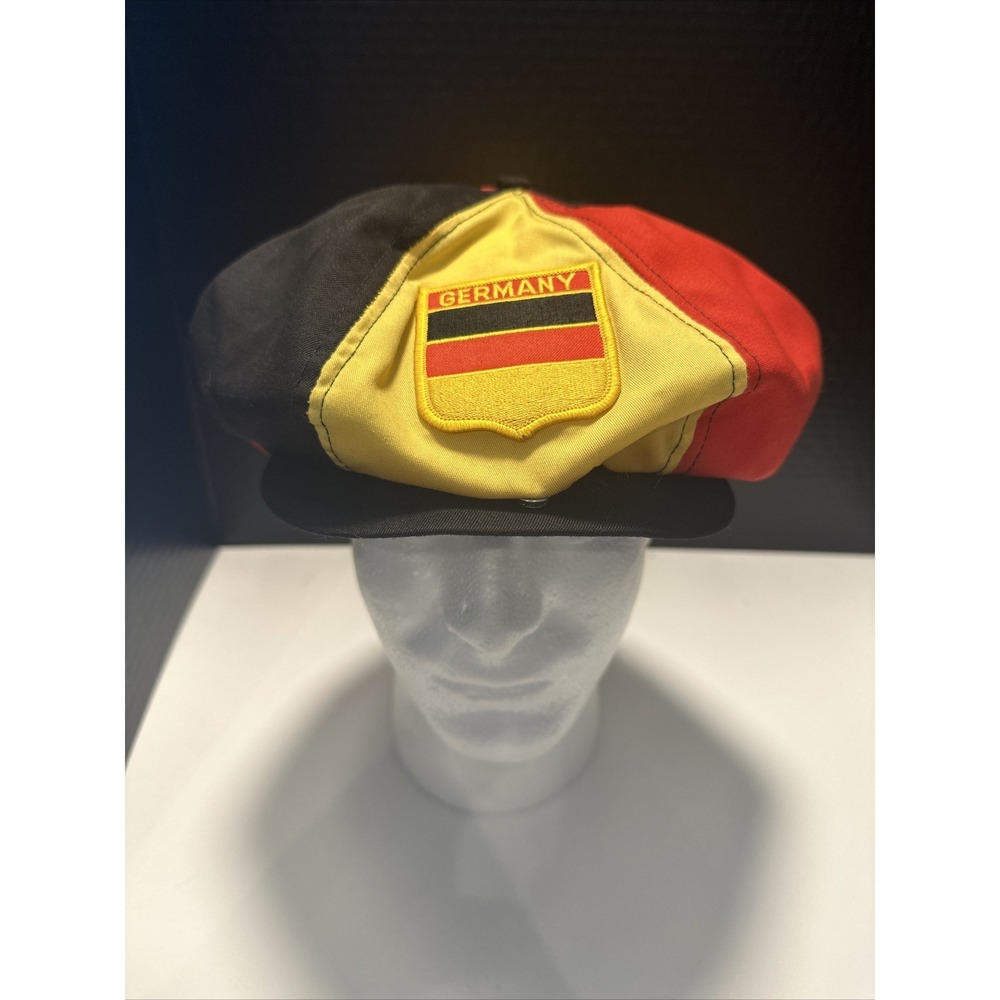 Vintage Crown Cabbie Newsboy Cap Germany Hat SnapBack Hat RARE‎